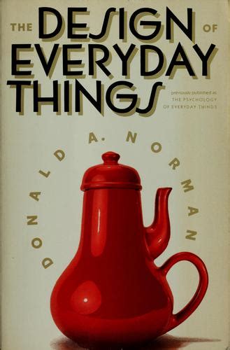 The Design Of Everyday Things By Donald A Norman Open Library