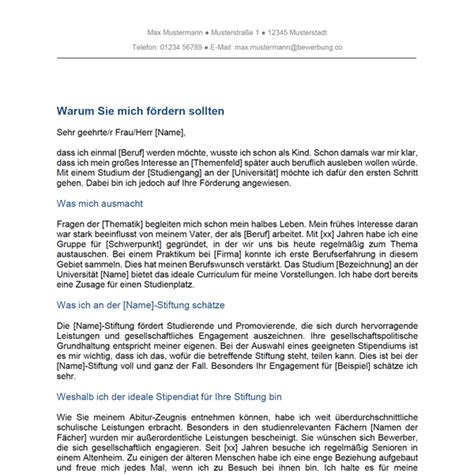 Motivationsschreiben: Kostenlose Muster & Vorlagen ...