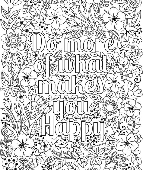 11 Happy Coloring Pages Printable Etsy