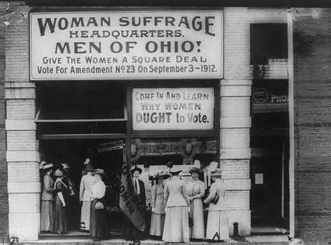 Filewoman Suffrage Headquarters Cleveland