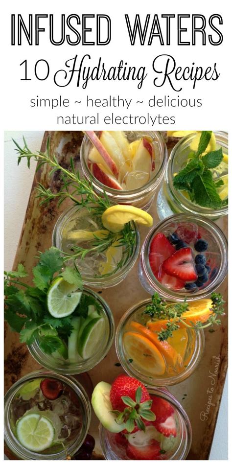 Infused Waters Recipe Water Recipes Real Food Recipes