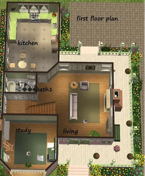 Modern Mini Mansion Floor Plan