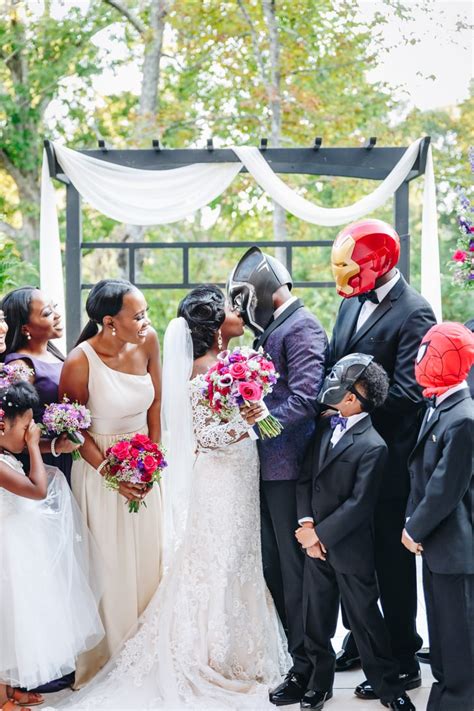 Marvel Themed Wedding Ideas For Comic Book Fans Popsugar Love And Sex