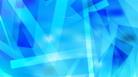 Bright Blue Geometric Abstract Background