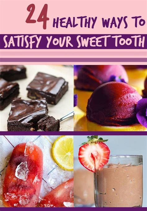 24 Deliciously Healthy Ways To Satisfy Your Sweet Tooth Food Healthy Snacks Recipes Healthy