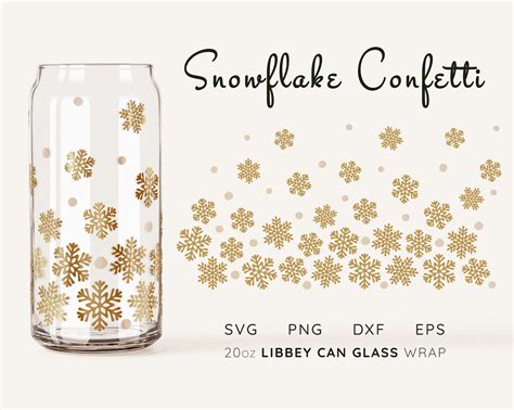 Snowflake Confetti Svg Dxf Eps And Png