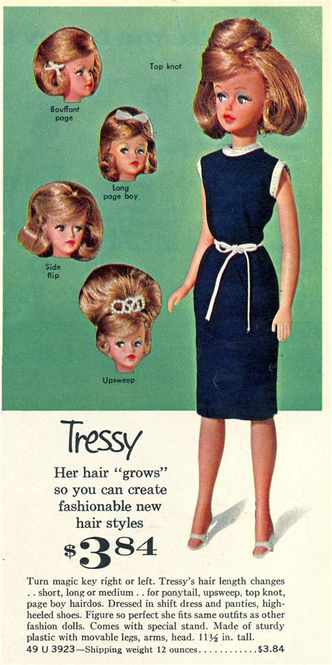 Tressy 1963 Vintage Toys Dolls Vintage Toys 1960s