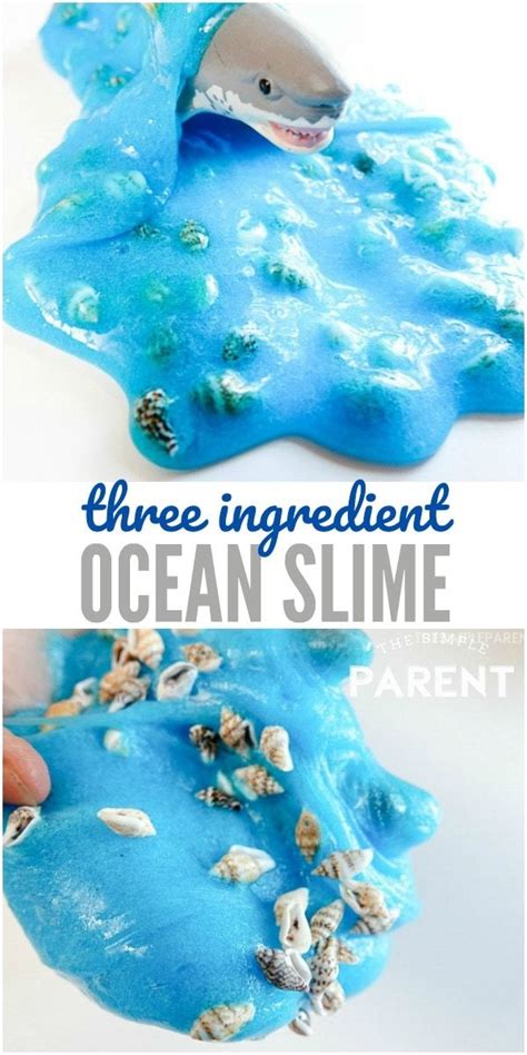 Ocean Slime Is An Easy Clear Glue Slime Recipe For Kids Its Made With