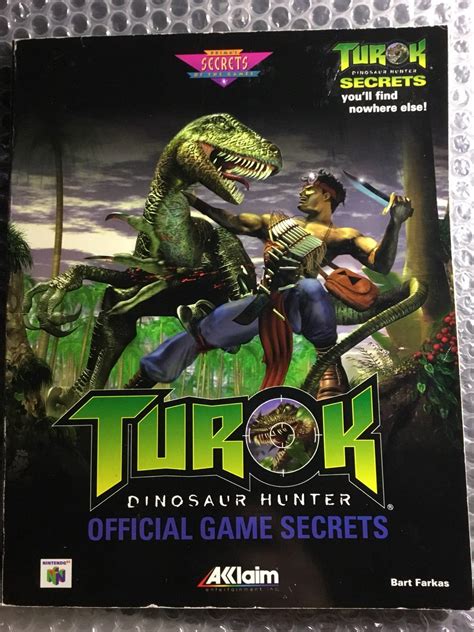 Official Guide Turok Dinosaur Hunter N64 On Mercari Dinosaur Hunter