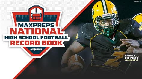 Maxpreps National High School Football Record Book Single Game Touchdowns