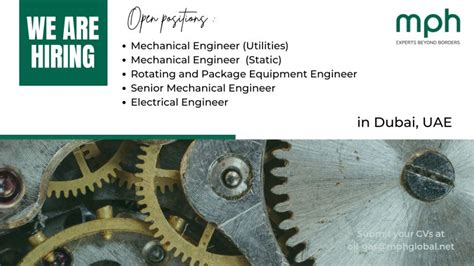 Mechanical Electrical Engineer Utilities Dubai Jobs