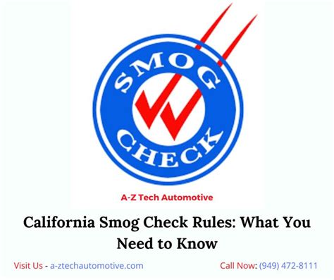 California Smog Check Rules What You Need To Know Smog Check