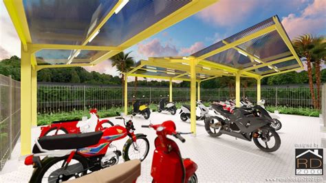 Parkiran Motor Minimalis Di Jatinegara Rumah Desain 2000