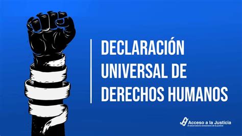 Declaración Universal De Derechos Humanos │ Acceso A La Justicia