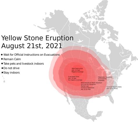 Yellowstone Supervolcano Eruption Date Volcano Erupt