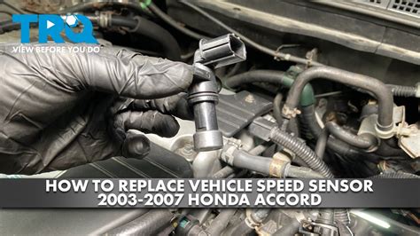 How To Replace Vehicle Speed Sensor Honda Accord YouTube