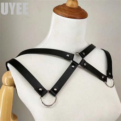 Uyee Gothic Suspender Women Pu Leather Harness Sexy Punk Sculpting Body Waist Belt Female Belts