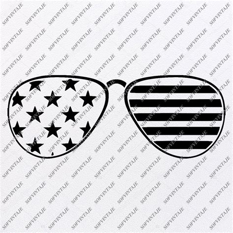 American Flag Sunglasses Svg Free 4th Of July Glasses Svg Pre