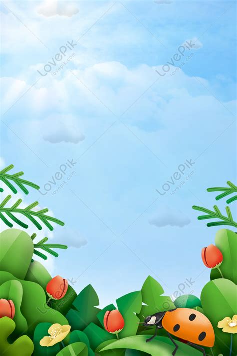 Green Cartoon Theme Poster Download Free Poster Background Image On