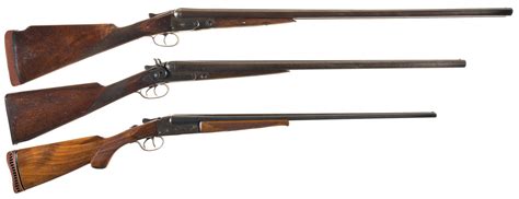 Three Double Barrel Shotguns Rock Island Auction