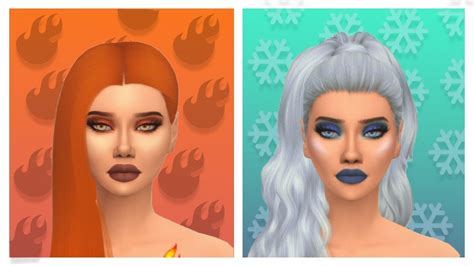 The Sims 4 Cas Fire And Cold Youtube