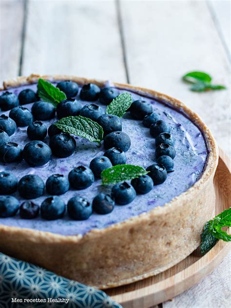 Ajouter les myrtilles, laisser cuire 10 minutes à feu doux, mixer et laisser refroidir. Cheesecake à la myrtille facile | Mes recettes Healthy