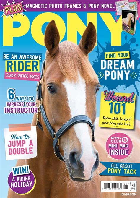 Pony Magazine Pony Magazine August 2020 Subscriptions Pocketmags