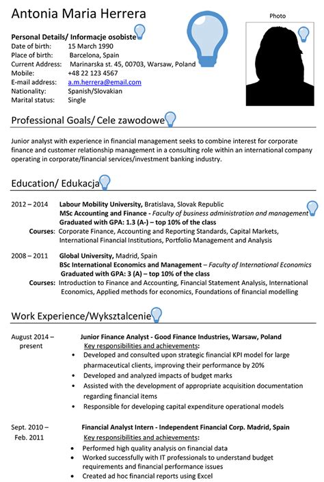 I hereby declare that all the information mentioned in my resume is true and correct to my knowledge and i take full the necessity of a declaration completely depends on the respective employer and the absence of it does not necessarily hinder the recruitment process. Poland CV Sample | CareerProfessor.works