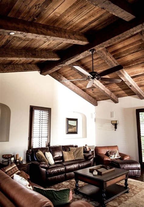 This Living Room Ceiling Has A 10x16 Ridge And 8x12 Rafters The Beams
