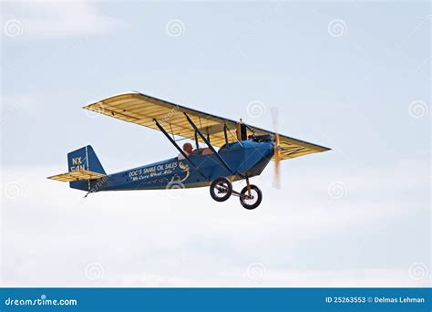 The Pilot Flies On A Motorized Parachute At A Hot Air Balloon Fethe