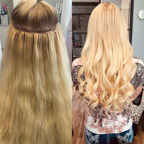 Hand Tied Hair Extensions In Denver At Glo Salon