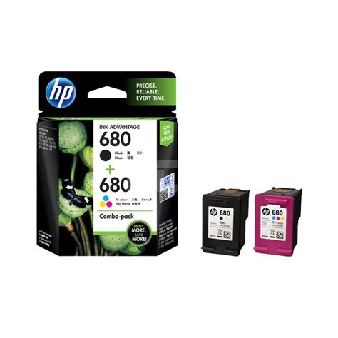 Original hp ink cartridges get outstanding prints from your home and office. HP 680 Black/ Tri-color Ink Cartridge Twin/ Combo Pack