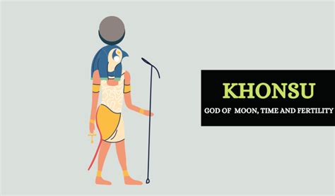 Khonsu The Egyptian God Of The Moon Time And Fertility Symbol Sage