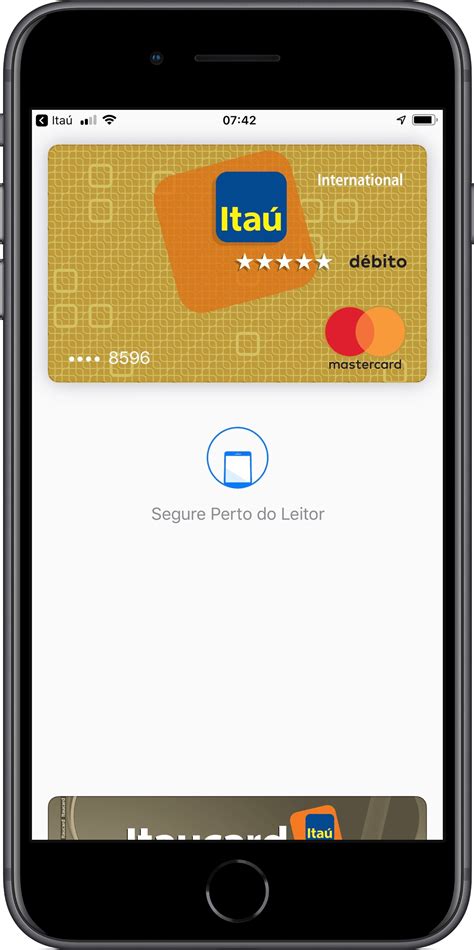 Also, apple pay enabled bank cards are accepted. It's official: Itaú debit cards are now working on Apple Pay!