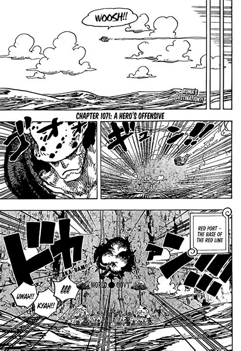 One Piece Chapter 1071 One Piece Manga Online