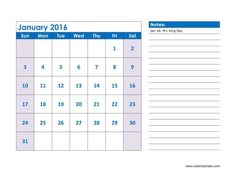 Monthly Calendar Pages Templates At