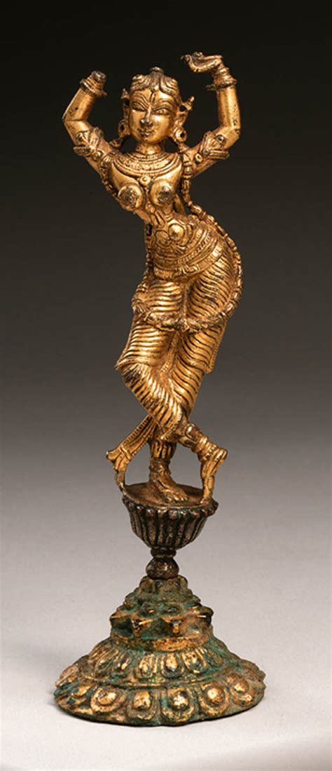 A Gilt Bronze Figure Of A Dancing Dakini India 14th15th Century