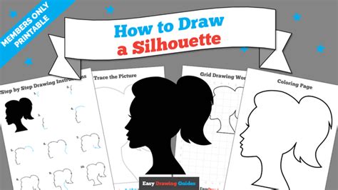 How To Draw A Silhouette Really Easy Drawing Tutorial