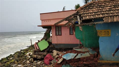 Fear Looms As Keralas Eroding Sea Shores Threaten Lives Of Fishing