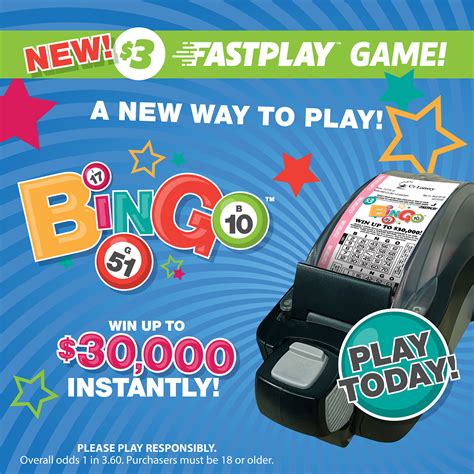 CT Lottery on Twitter: "Play the NEW $3 Fast Play BINGO game today! No