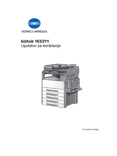 Find everything from driver to manuals of all of our bizhub or accurio products. Konica Minolta Bizhub 163 211