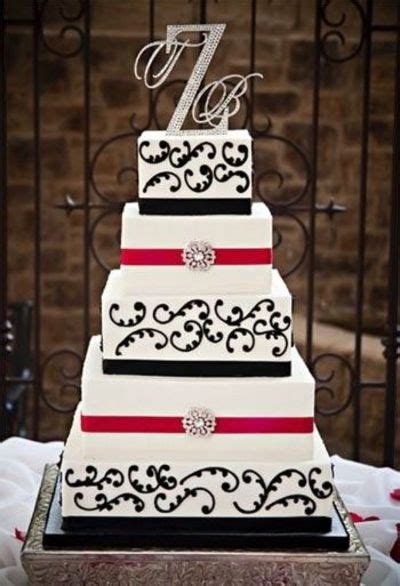 Amazing Red Black And White Wedding Cakes 27 Pic ~ Awesome Pictures