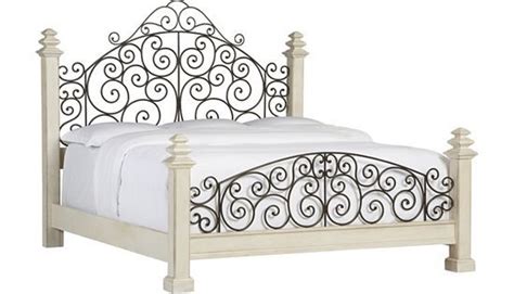Check spelling or type a new query. Bedrooms, Southport King Poster Bed - Distressed White ...