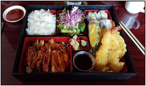 Edo japan teriyaki chicken bento box. travel - north america - united states - washington ...