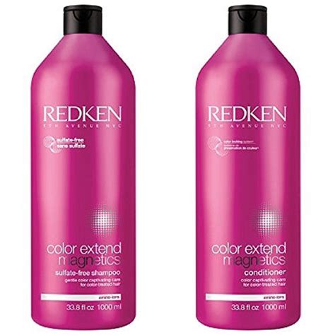 We use recycled products where we can. Redken Color Extend Magnetic Shampoo + Conditioner 33.8oz ...