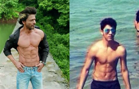 Wow Aryan Khan Has Perfect Drool Worthy Abs Just Like His Father Shah Rukh Khan Bollywood Bubble