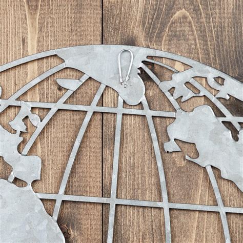 Get free shipping on qualified globe light bulbs or buy online pick up in store today in the lighting department. Galvanized Tin World Globe Wall Art - Wall Decor - Home ...
