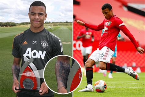 Mason Greenwood Shows Off New Tattoo After Being Named Man Utd’s Player Of The Month
