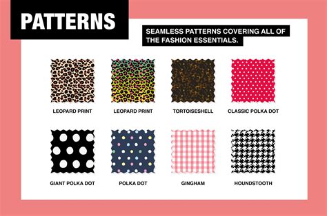 Essentail Fashion Patterns And Prints For You Own Creative Projects