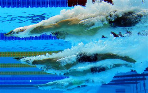 Olympics Day 4 Swimming Sports Journalists Association